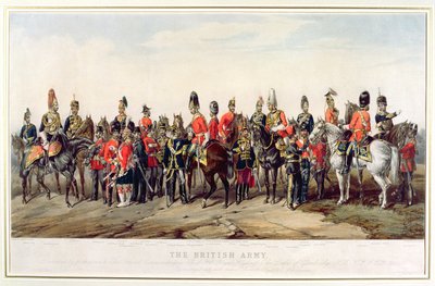 Uniforms of the British Army, engraved by J. Morris, 1859 by Orlando Norie